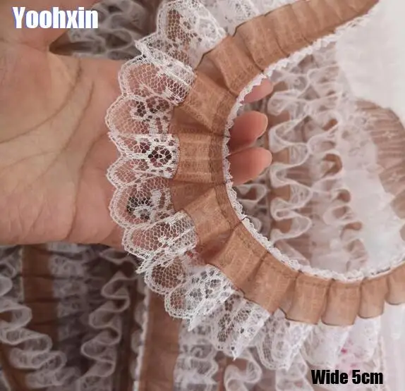 5CM Wide Luxury Embroidery white flower lace fabric trim ribbon DIY sewing applique collar Ruffle craft wedding guipure decor
5CM Wide Luxury Embroidery white flower lace fabric trim ribbon DIY sewing applique collar Ruffle craft wedding guipure decor
