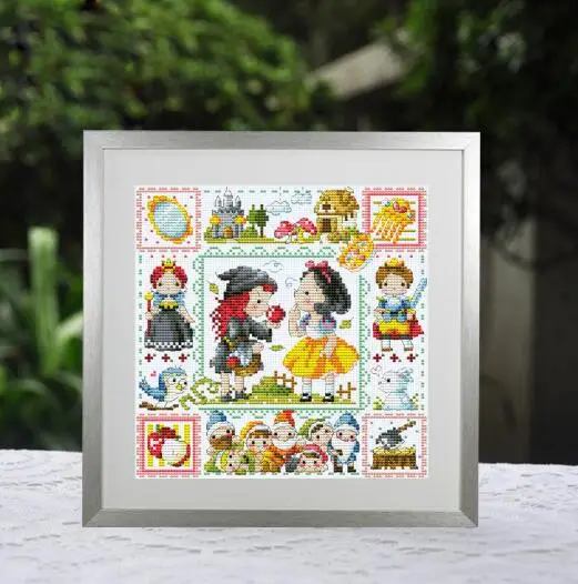 Gold Collection Counted Cross Stitch Kit Snow White Princess Wonderland Fairyland Fairy Tale Fairytale SO
Gold Collection Counted Cross Stitch Kit Snow White Princess Wonderland Fairyland Fairy Tale Fairytale SO