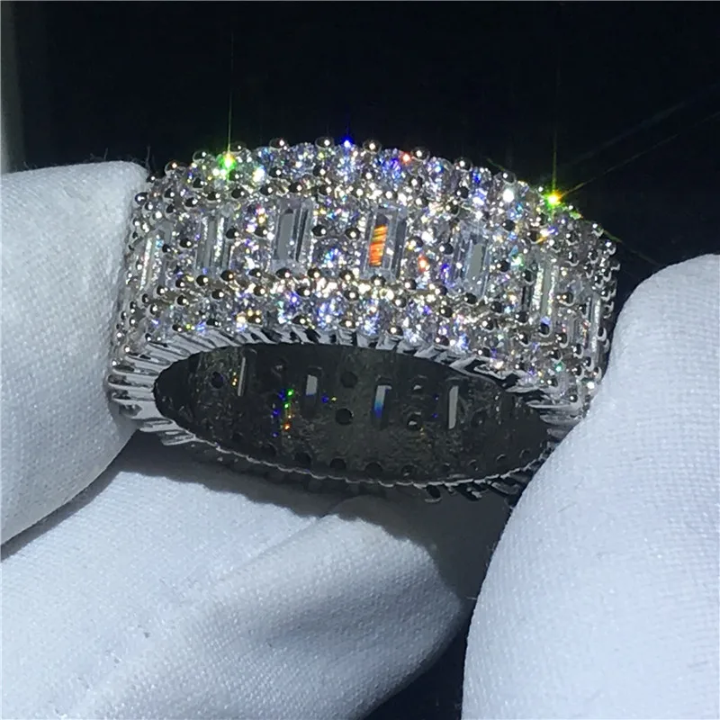 Luxury Lady ring 925 sterling silver Engagement Wedding Band Rings for women Full AAAAA zircon cz Bridal Jewelry
Luxury Lady ring 925 sterling silver Engagement Wedding Band Rings for women Full AAAAA zircon cz Bridal Jewelry
