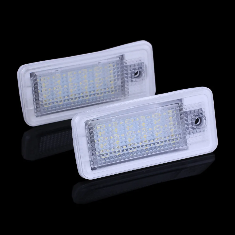 2pcs/lot Error Free 3528 SMD 18 LEDs Car License light Led Lamp Plate LED Light For Audi A3 S3 8P A4 B6 A4 B7 A8/S8 8E 8H RS4 Q7
2pcs/lot Error Free 3528 SMD 18 LEDs Car License light Led Lamp Plate LED Light For Audi A3 S3 8P A4 B6 A4 B7 A8/S8 8E 8H RS4 Q7