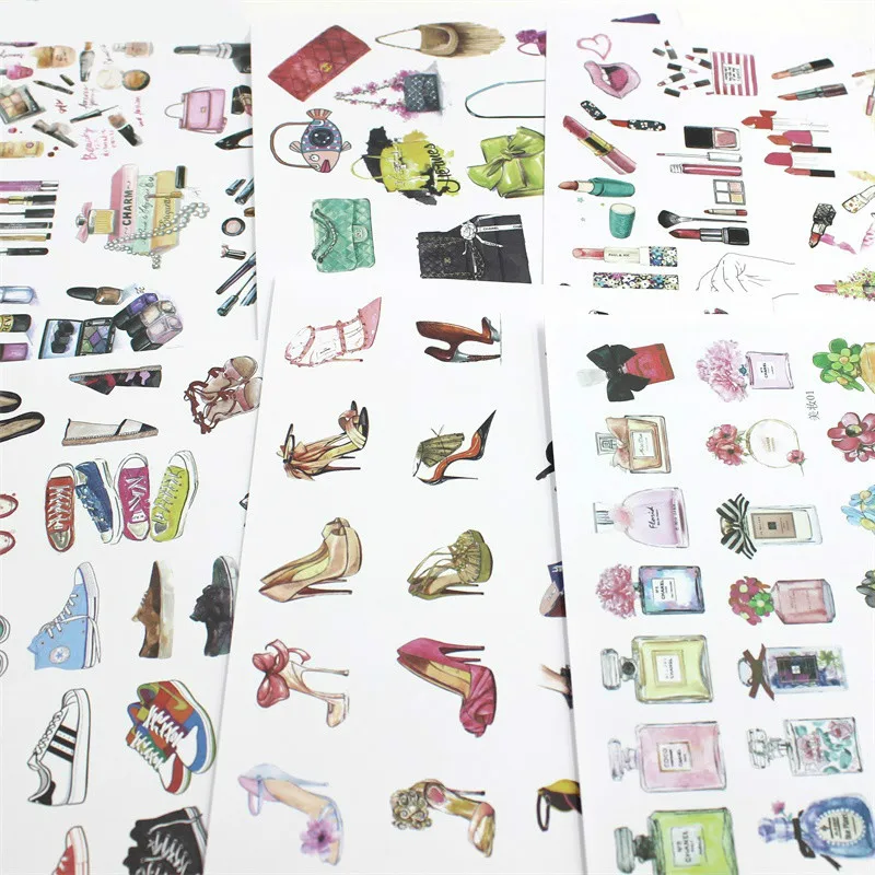 Makeups Self- adhesive Paper Sticker for Scrapbooking/ DIY Crafts/ Card Making Decoration
Makeups Self- adhesive Paper Sticker for Scrapbooking/ DIY Crafts/ Card Making Decoration