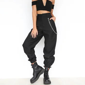 Women Cargo Pants Casual High Waist Ladies Loose Fashion Solid Trousers Side Pockets Elastic Waist Capris Streetwear
Women Cargo Pants Casual High Waist Ladies Loose Fashion Solid Trousers Side Pockets Elastic Waist Capris Streetwear