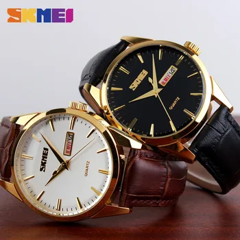 SKMEI Casual Men Quartz Watch Waterproof Male Wristwatches 2020 Top Brand Leather Strap Dress Clock Relogio Masculino 9073
SKMEI Casual Men Quartz Watch Waterproof Male Wristwatches 2020 Top Brand Leather Strap Dress Clock Relogio Masculino 9073