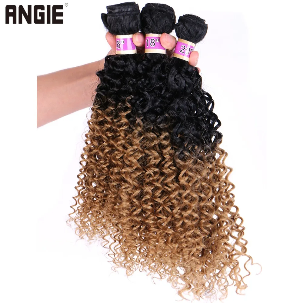 Angie Kinky Curly Hair Bundles 16 18 20 Inch Ombre Synthetic Hair Extensions Two Tone fiber Hair weave 70G/Pcs for women
Angie Kinky Curly Hair Bundles 16 18 20 Inch Ombre Synthetic Hair Extensions Two Tone fiber Hair weave 70G/Pcs for women