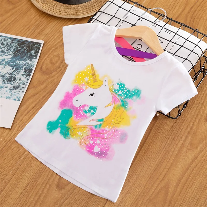 2019 Brand Summer Girls Tops Children T shirts Unicorn Cartoon Tops Kids Boys Fashion Clothes Unisex Baby T-shirt Kids Clothing
2019 Brand Summer Girls Tops Children T shirts Unicorn Cartoon Tops Kids Boys Fashion Clothes Unisex Baby T-shirt Kids Clothing