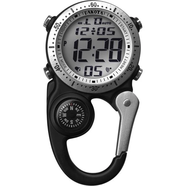 Dakota 377341 Digital Mini Clip Watch Black