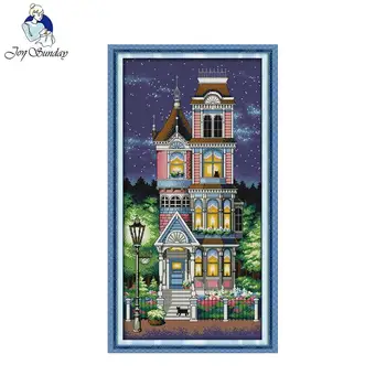 Joy Sunday Chinese cross stitch kits A quiet night pattern Cross-Stitching 14CT 11CT cotton fabric livingroom bedroom decoration
Joy Sunday Chinese cross stitch kits A quiet night pattern Cross-Stitching 14CT 11CT cotton fabric livingroom bedroom decoration