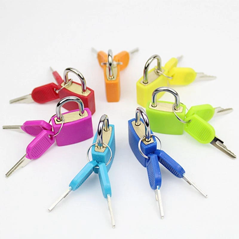 New 8 Colors Small Mini Strong Steel Padlock Travel Tiny Suitcase Lock With 2 Keys
New 8 Colors Small Mini Strong Steel Padlock Travel Tiny Suitcase Lock With 2 Keys