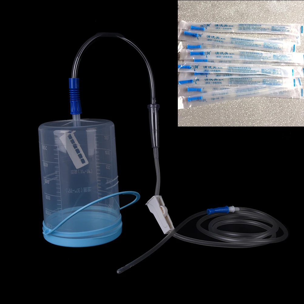 Household enema bowel barrel enema bag device Gesen coffee intestine bowel hydrotherapy device with 10 tube Hygiene Product
Household enema bowel barrel enema bag device Gesen coffee intestine bowel hydrotherapy device with 10 tube Hygiene Product