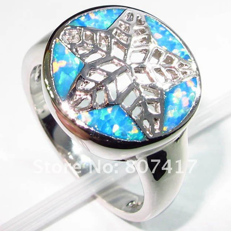 SHUNXUNZE costly blue opal star big Engagement wedding rings for men and women accessories aliexpress Rhodium Plated R195 size 9
SHUNXUNZE costly blue opal star big Engagement wedding rings for men and women accessories aliexpress Rhodium Plated R195 size 9