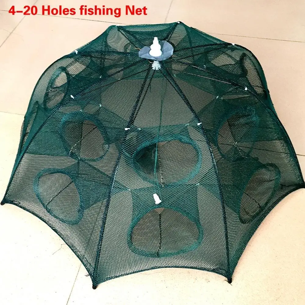 ANCHEER 4-20 Holes Automatic Crab Fish Fishing Shrimp Net Cage Nylon Trap Folding Cast Network Net Fishing Folding Cast Foldable
ANCHEER 4-20 Holes Automatic Crab Fish Fishing Shrimp Net Cage Nylon Trap Folding Cast Network Net Fishing Folding Cast Foldable