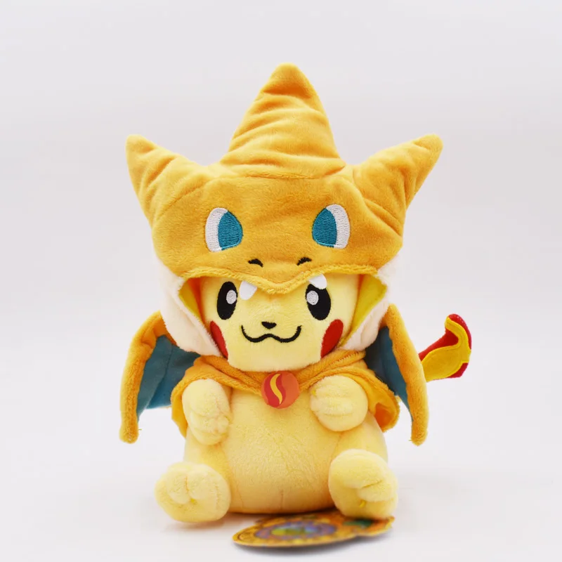 25cm Pikachu Cosplay Charizard Cartoon Anime Plush Toys For Children Peluche Soft Stuffed Dolls Gift For Kids Free Shipping
25cm Pikachu Cosplay Charizard Cartoon Anime Plush Toys For Children Peluche Soft Stuffed Dolls Gift For Kids Free Shipping