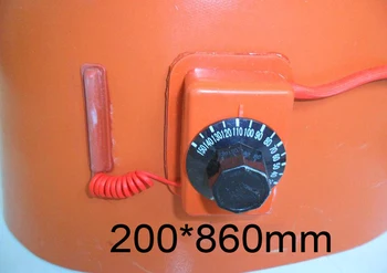 New 20L 200*860mm 220V 1000W Silicon Rubber Band Metal Oil Drum Heater, 200mm Width 860mm Length
New 20L 200*860mm 220V 1000W Silicon Rubber Band Metal Oil Drum Heater, 200mm Width 860mm Length