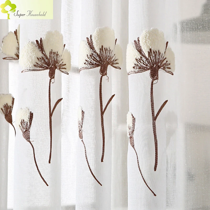 2018 Modern Floral Embroidered Tulle Window Treatments Sheer Curtains For Living Room The Bedroom Kitchen Drapes Home Decor
2018 Modern Floral Embroidered Tulle Window Treatments Sheer Curtains For Living Room The Bedroom Kitchen Drapes Home Decor