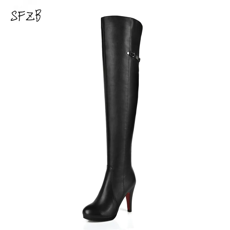 SFZB 2018 microfiber over the knee high boots above knee women shoes leggy long booties round toe high heel ladies boots
SFZB 2018 microfiber over the knee high boots above knee women shoes leggy long booties round toe high heel ladies boots