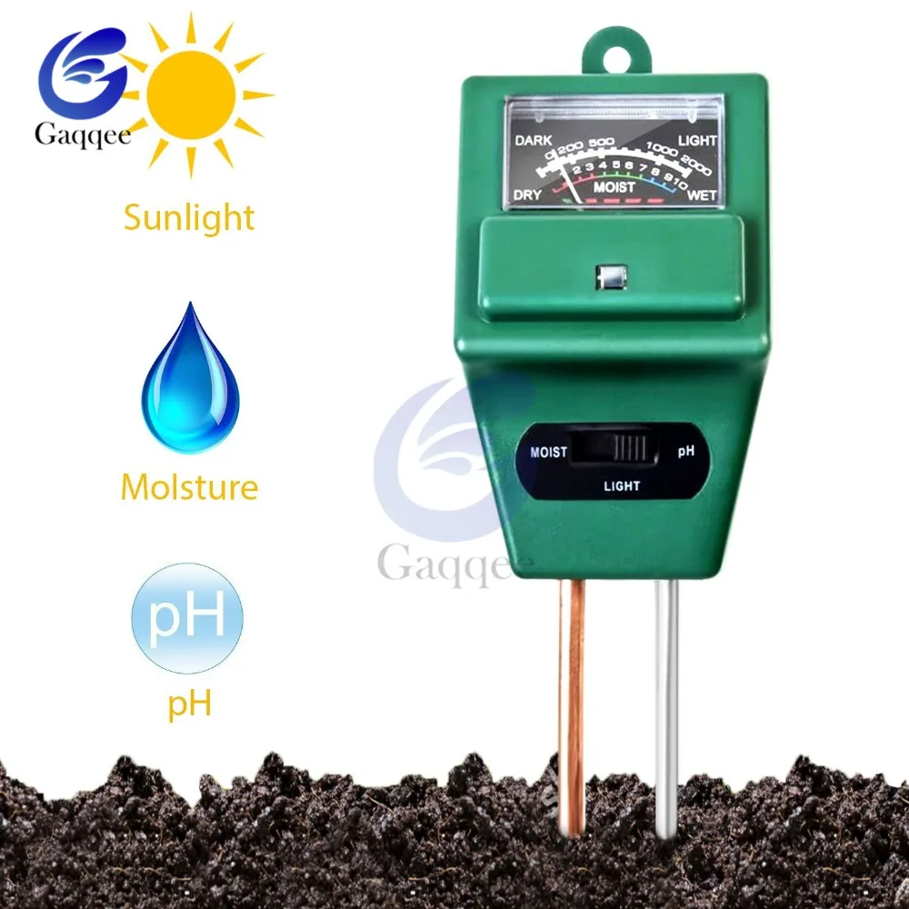 3 in 1 Soil Water Moisture light PH Meter Tester Digital Analyzer Test Detector for Garden Plant Flower Hydroponic Garden Tools
3 in 1 Soil Water Moisture light PH Meter Tester Digital Analyzer Test Detector for Garden Plant Flower Hydroponic Garden Tools
