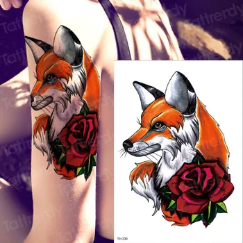 temporary tattoo fox wolf animals waterproof body breast paint tatto sticker watercolor tattoo big women arm sleeve tattoos men
temporary tattoo fox wolf animals waterproof body breast paint tatto sticker watercolor tattoo big women arm sleeve tattoos men