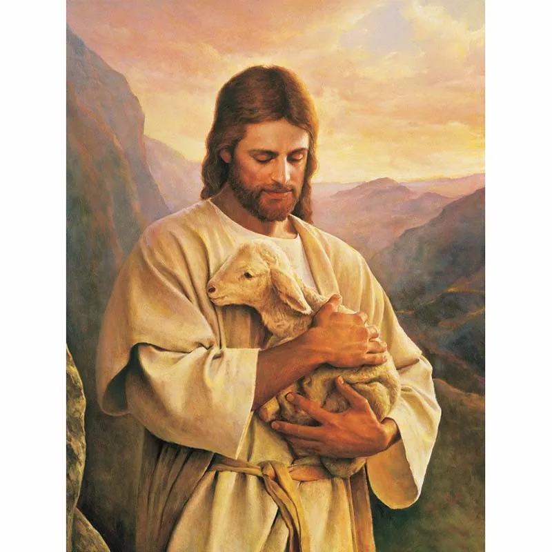 H1459 diamond diamond painting,diamond painting colorful,5d diy diamond painting Jesus and the lamb
H1459 diamond diamond painting,diamond painting colorful,5d diy diamond painting Jesus and the lamb