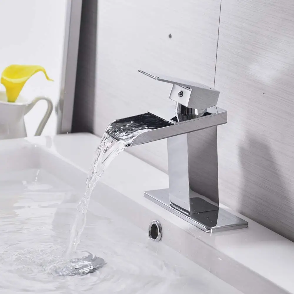 MOIIO New Basin Faucet Deck Mounted Waterfall Outlet Bathroom Faucet Single Handle Lavatory Waterfall Bathroom Sink faucet
MOIIO New Basin Faucet Deck Mounted Waterfall Outlet Bathroom Faucet Single Handle Lavatory Waterfall Bathroom Sink faucet