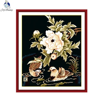 Joy Sunday,Mandarin Duck Playing Water, Counted Print On Canvas DMC 14CT 11CT Cross Stitch kits, Hand Made Crafts Home Decor 
Joy Sunday,Mandarin Duck Playing Water, Counted Print On Canvas DMC 14CT 11CT Cross Stitch kits, Hand Made Crafts Home Decor