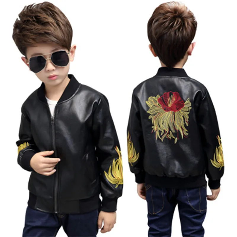 ideacherry Autumn Winter Children Boys Coats Thick Velvet PU Leather Embroidery Jacket Kids Warm Clothing Outwear for 3-10Y Boys
ideacherry Autumn Winter Children Boys Coats Thick Velvet PU Leather Embroidery Jacket Kids Warm Clothing Outwear for 3-10Y Boys