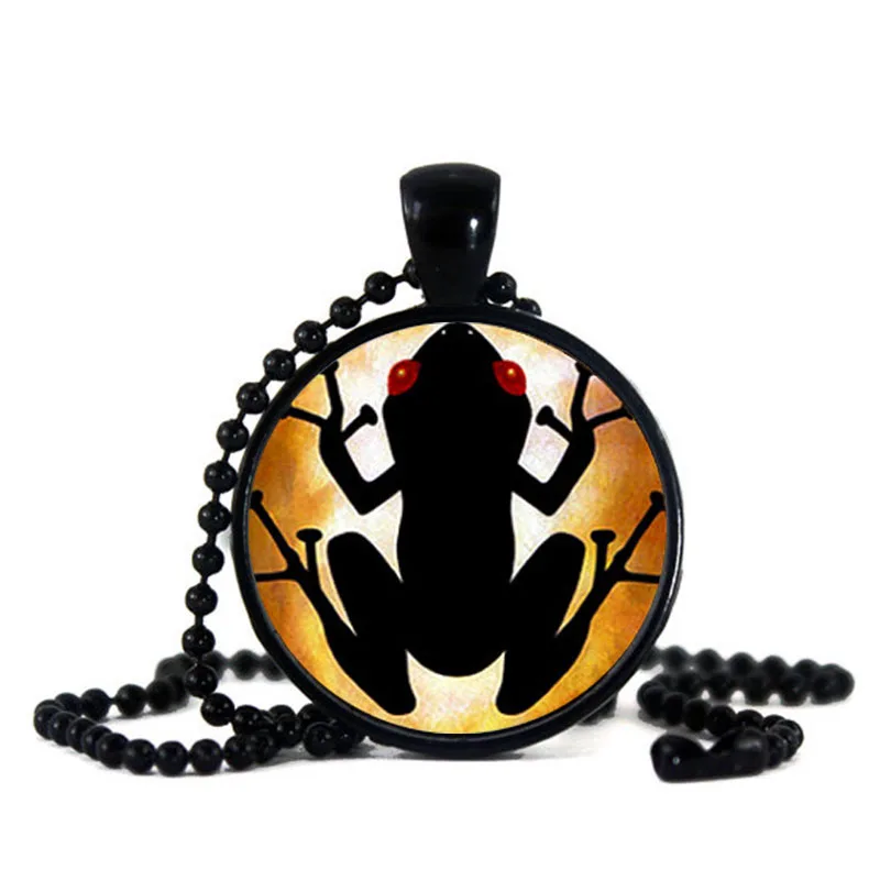 XUSHUI XJ Puerto Rican Coqui Glass Cabochon Pendant Necklace Fashion Jewelry Black Chain Beads Long Necklaces for Women
XUSHUI XJ Puerto Rican Coqui Glass Cabochon Pendant Necklace Fashion Jewelry Black Chain Beads Long Necklaces for Women