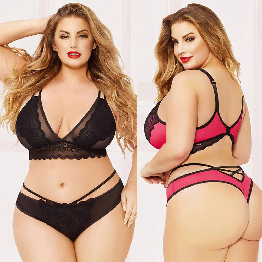 Thong Lady Fashion Women Plus Size 5XL Muslin Lace Mesh Babydoll Sexy Lingerie Underwear Push Up Bra Panty Garters
Thong Lady Fashion Women Plus Size 5XL Muslin Lace Mesh Babydoll Sexy Lingerie Underwear Push Up Bra Panty Garters