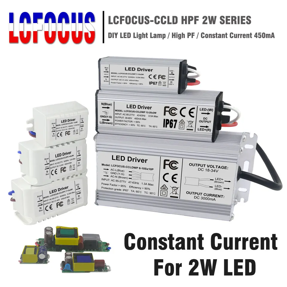 LED Driver 2W 4W 6W 8W 10W 12W 18W 24W 36W 450mA Lighting Transformers 2 Watt LED SMD for DIY Lamp Power Supply
LED Driver 2W 4W 6W 8W 10W 12W 18W 24W 36W 450mA Lighting Transformers 2 Watt LED SMD for DIY Lamp Power Supply