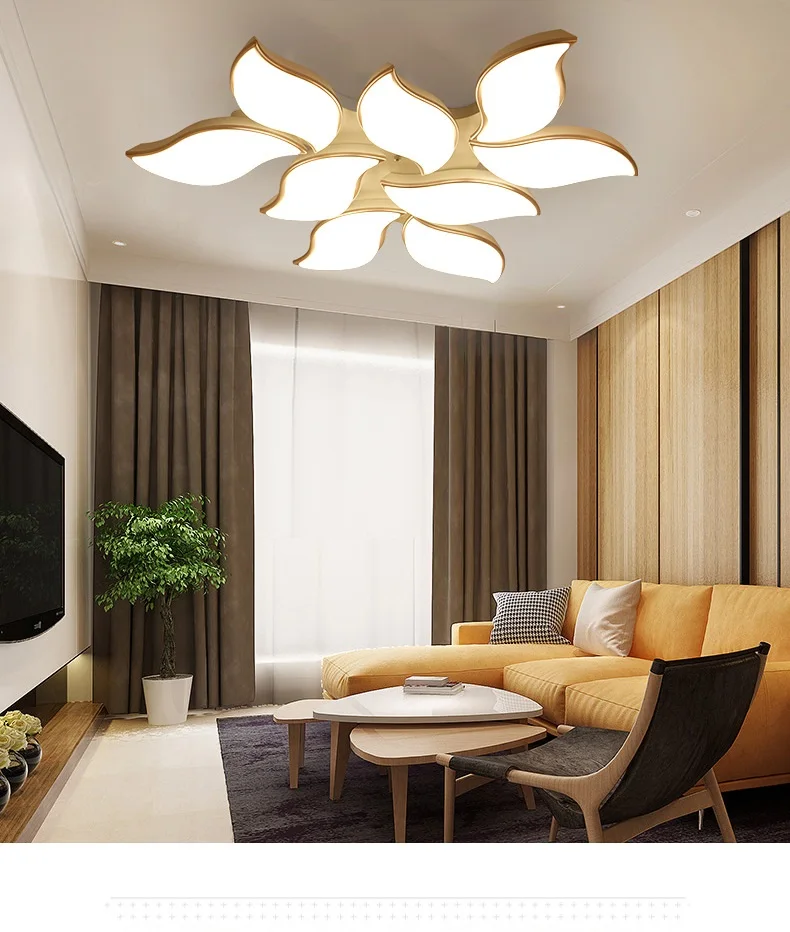 Modern LED Ceiling Lamp With Remote Control Home Deco Lighting Fixtures Ceiling Lights For Living Room Bedroom Lampara Techo 8