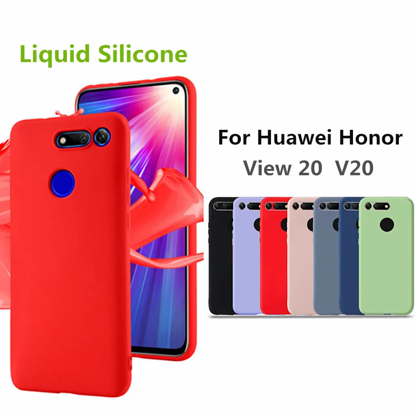For Huawei Honor View 20 Case v20 Soft Liquid Silicon case Shockproof Protective Back Cover for Honor View 20 V20 case Bumper
For Huawei Honor View 20 Case v20 Soft Liquid Silicon case Shockproof Protective Back Cover for Honor View 20 V20 case Bumper