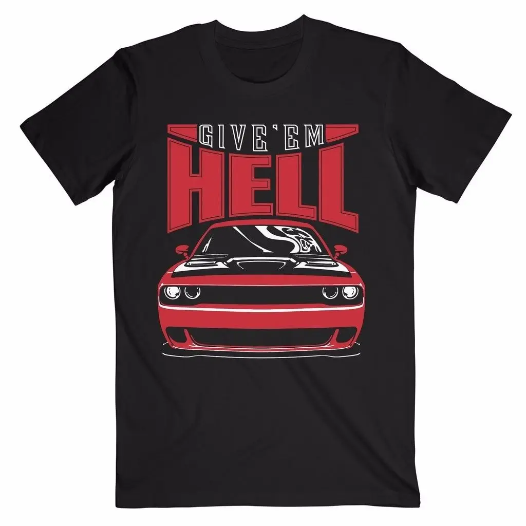 2019 Hot Sale Summer Dodge Challenger Hellcat Give Em Hell High Quality T-Shirt American Muscle 100% Cotton for Man Shirts
2019 Hot Sale Summer Dodge Challenger Hellcat Give Em Hell High Quality T-Shirt American Muscle 100% Cotton for Man Shirts