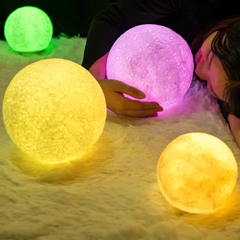 3D Print Moon Lamp 3 Color & 7 Color Change Touch Switch Bedroom Bookcase Night Light Moon Decoration Miniature Gifts Home Decor
3D Print Moon Lamp 3 Color & 7 Color Change Touch Switch Bedroom Bookcase Night Light Moon Decoration Miniature Gifts Home Decor