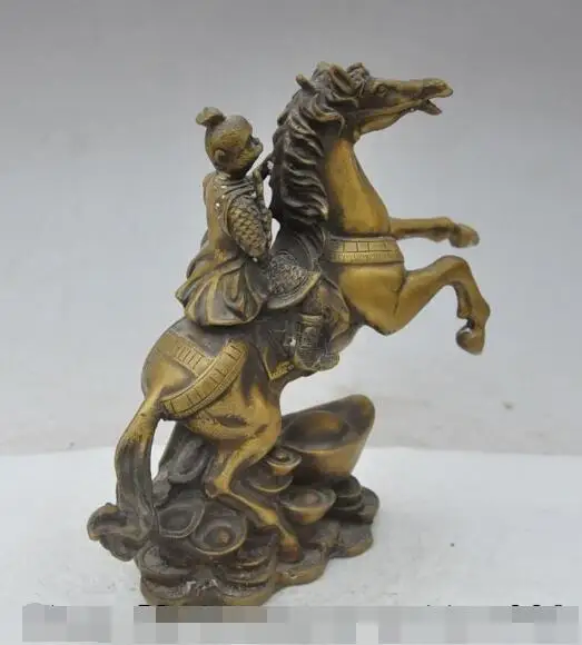 Free Shipping S02742 9"China Bronze FengShui Animal Sun WuKong Monkey Ride Horse YuanBao money Statue
Free Shipping S02742 9"China Bronze FengShui Animal Sun WuKong Monkey Ride Horse YuanBao money Statue