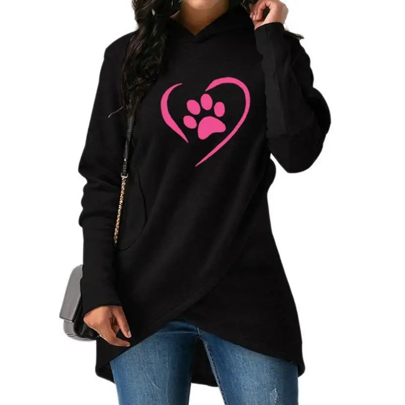 Paw Letters Print Split Hoodies For Women Sweatshirts Hoodies Tops Kawaii Frauen Funny Pockets Thick And For Women Buckle
Paw Letters Print Split Hoodies For Women Sweatshirts Hoodies Tops Kawaii Frauen Funny Pockets Thick And For Women Buckle
