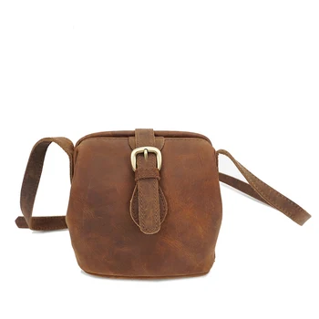 New Women's Real Cow Genuine Leather Crazy Horse Messenger Bag Small Flap Cross-body Bags Doctor Bag Portable Bag for Phone
New Women's Real Cow Genuine Leather Crazy Horse Messenger Bag Small Flap Cross-body Bags Doctor Bag Portable Bag for Phone