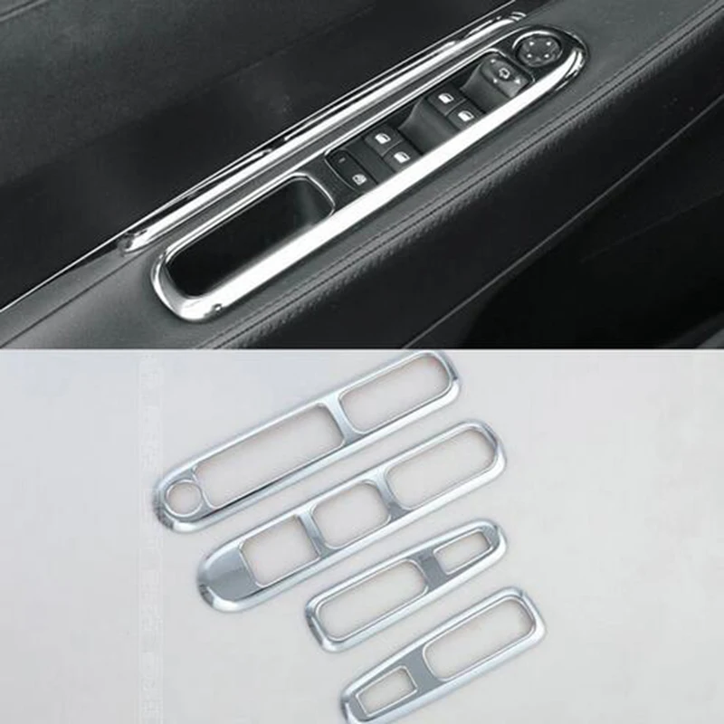 DNHFC ABS хромированная отделка интерьера подлокотник украшение для Peugeot 3008 2012 2013 2014