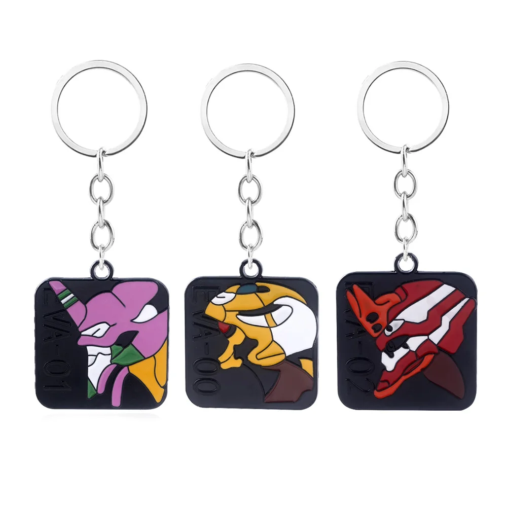 Anime NEON GENESIS EVANGELION KEYCHAIN EVA 01 02 03 Metal Logo Enamel Key Ring Jewelry llaveros Car Bag Key Chain Chaveiro Gifts
Anime NEON GENESIS EVANGELION KEYCHAIN EVA 01 02 03 Metal Logo Enamel Key Ring Jewelry llaveros Car Bag Key Chain Chaveiro Gifts