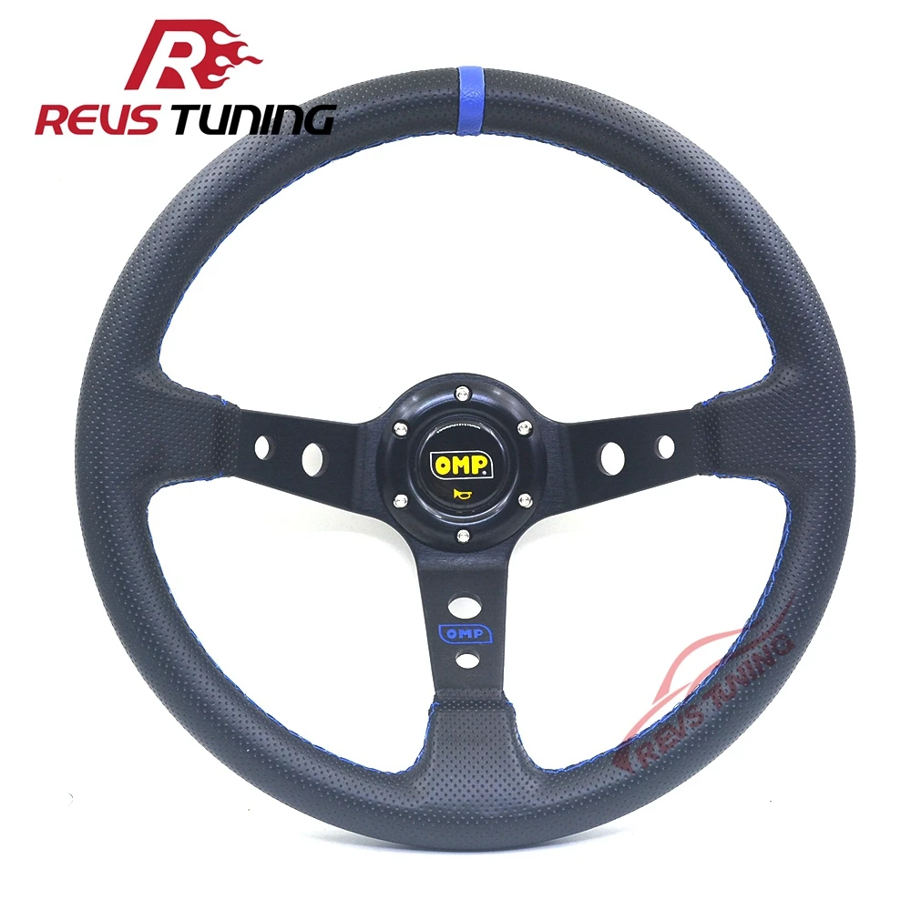 Blue/Red/Yellow Deep Universal PVC 350mm 14inch Car Sport Racing Steering Wheel Omp
Blue/Red/Yellow Deep Universal PVC 350mm 14inch Car Sport Racing Steering Wheel Omp