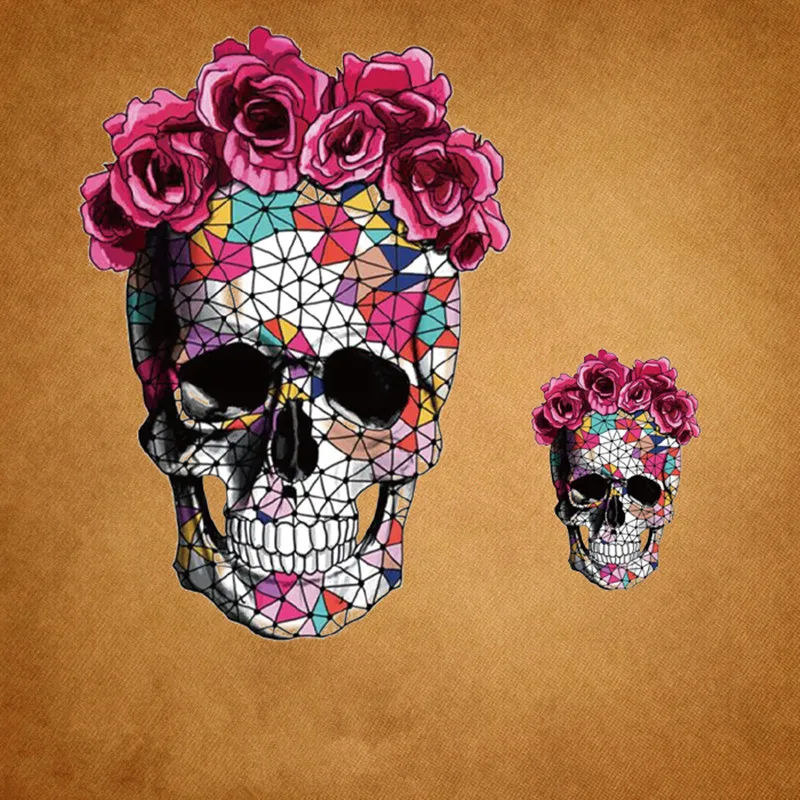 Skull Embroidered Patch Applique Heat Transfer Stickers T Shirt Printing Sewing On Patches Patchwork Sewing Accessories
Skull Embroidered Patch Applique Heat Transfer Stickers T Shirt Printing Sewing On Patches Patchwork Sewing Accessories