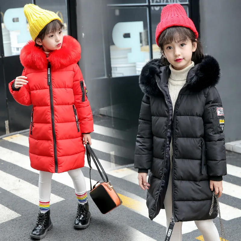 Children Winter Jackets for Girls Long Fur Hooded Coat Cotton- Padded Thick Outerwear Kids Warm Parkas For Girls Clothes
Children Winter Jackets for Girls Long Fur Hooded Coat Cotton- Padded Thick Outerwear Kids Warm Parkas For Girls Clothes