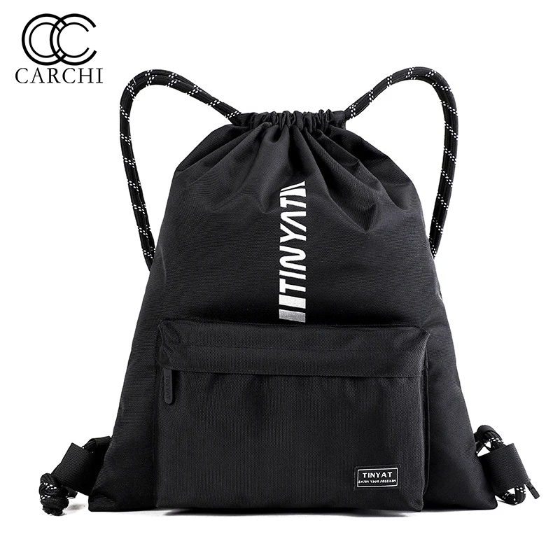 CARCHI 2019 New Men Women Waterproof Nylon Rope Backpack Casual Shoulder Bag Bundle Mouth Bag Student Knapsack for Men mochila
CARCHI 2019 New Men Women Waterproof Nylon Rope Backpack Casual Shoulder Bag Bundle Mouth Bag Student Knapsack for Men mochila