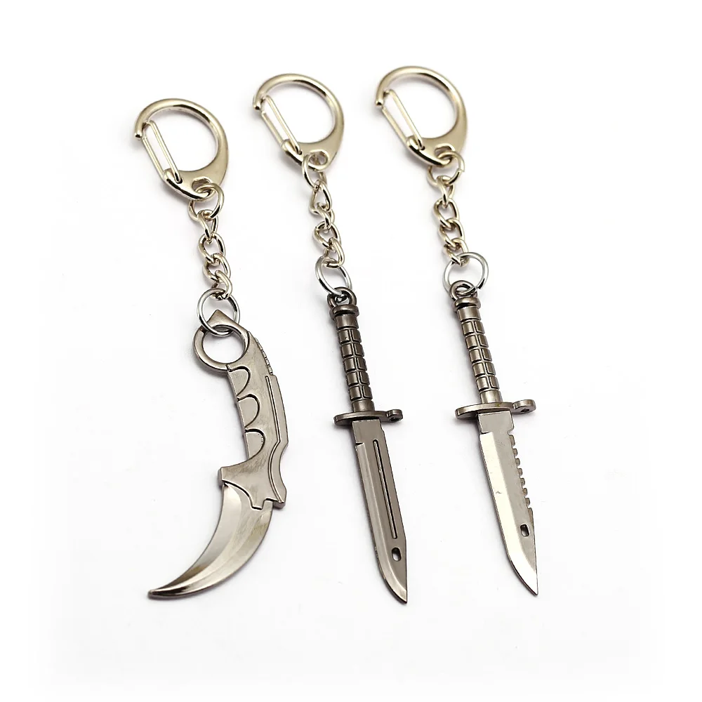 Accessory Game Counter Strike Cs Go Keychain Weapon Karambit Pendnats 3 Style Sword Weapon Keyring
Accessory Game Counter Strike Cs Go Keychain Weapon Karambit Pendnats 3 Style Sword Weapon Keyring