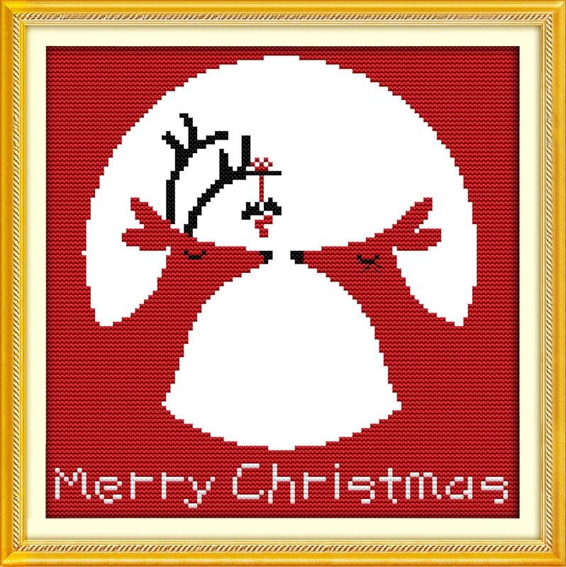 Christmas reindeer (1), counted printed on fabric DMC 14CT 11CT Cross Stitch kits,embroidery needlework Sets Home Decor
Christmas reindeer (1), counted printed on fabric DMC 14CT 11CT Cross Stitch kits,embroidery needlework Sets Home Decor