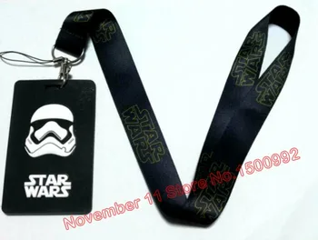 50Pcs Cartoon star wars Lanyard Key Chains Card Holders Bank Card Neck Strap Card Bus ID Holders QW-752
50Pcs Cartoon star wars Lanyard Key Chains Card Holders Bank Card Neck Strap Card Bus ID Holders QW-752