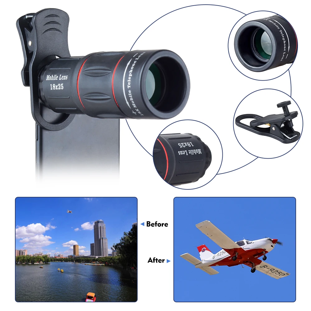 APEXEL universal clip Telefon Camera Lens with tripod 18XTZJ Telescope Zoom Mobile Phone Lens for iPhone Samsung xiaomi android
APEXEL universal clip Telefon Camera Lens with tripod 18XTZJ Telescope Zoom Mobile Phone Lens for iPhone Samsung xiaomi android