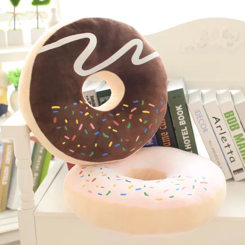 Simulated Donut Shaped Plush Pillow Stuffed Donut Chocolate Pink Throw Pillow Kids Boys Girls Floor Seat Pillow Sofa Chair Decor 
Simulated Donut Shaped Plush Pillow Stuffed Donut Chocolate Pink Throw Pillow Kids Boys Girls Floor Seat Pillow Sofa Chair Decor