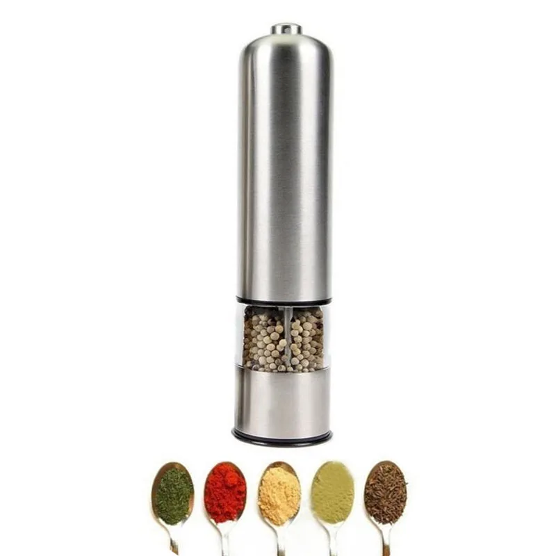 Fashion Electric pepper mill salt & pepper the grinder (Batteries not included) kitchen tools grinding bottle free Shipping
Fashion Electric pepper mill salt & pepper the grinder (Batteries not included) kitchen tools grinding bottle free Shipping