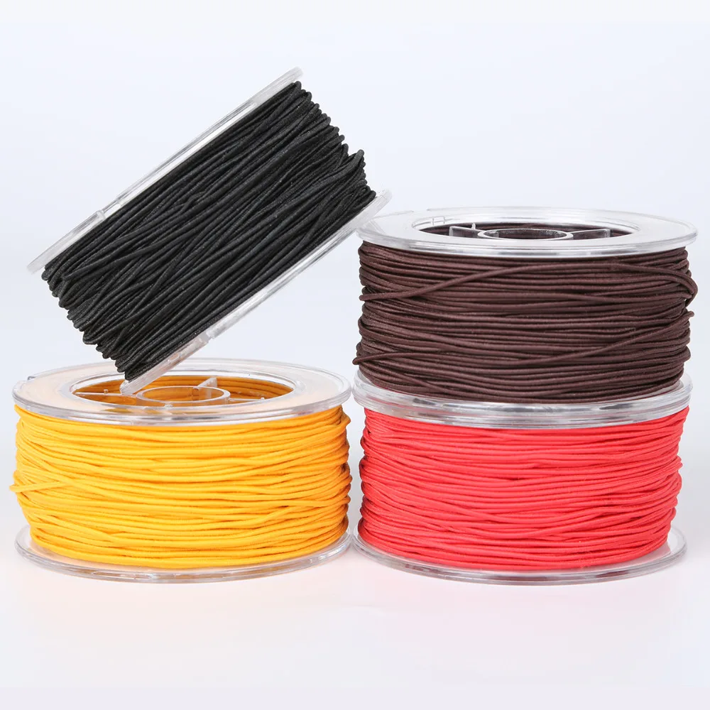 15-30Meter Strong Stretch Round Elastic Band 0.8/1.0/1.2/1.5mm Elastic Rope Rubber Band Elastic Line DIY Sewing Accessories
15-30Meter Strong Stretch Round Elastic Band 0.8/1.0/1.2/1.5mm Elastic Rope Rubber Band Elastic Line DIY Sewing Accessories