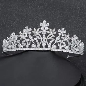 New Cubic Zirconia Wedding Bridal Flower Tiara Crown Women Girl Prom Hair Jewelry Accessories Real Platinum Plated CH10286
New Cubic Zirconia Wedding Bridal Flower Tiara Crown Women Girl Prom Hair Jewelry Accessories Real Platinum Plated CH10286
