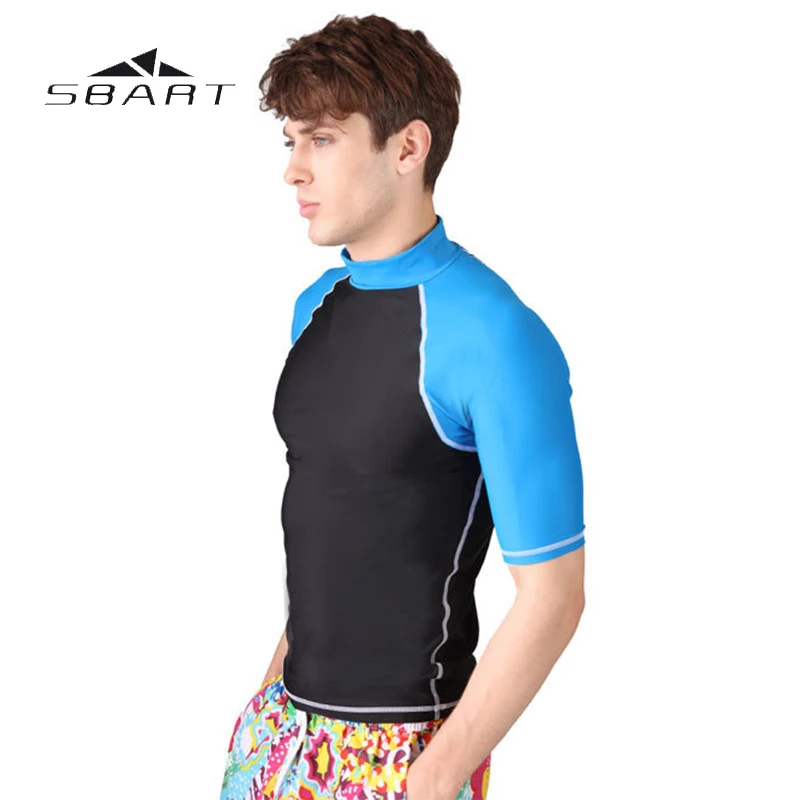 SBART костюм для дайвинга купальный футболки с короткими рукавами гидрокостюм